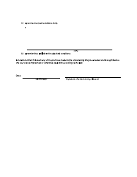 Form F93 Undertaking - British Columbia, Canada, Page 2