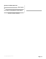 Form P10 Affidavit of Assets and Liabilities for Domiciled Estate Grant - British Columbia, Canada, Page 5