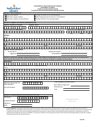 Document preview: Form OCG336 US Supplier Setup and Maintenance Form - Newfoundland and Labrador, Canada