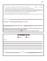 Form CL-0003 Application for Grant Pursuant to Lease/Licence - Newfoundland and Labrador, Canada, Page 2
