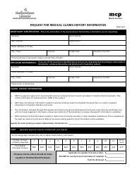 Document preview: Request for Medical Claims History Information - Newfoundland and Labrador, Canada