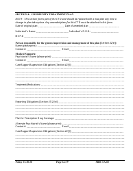Form MHCTA-03 Community Treatment Order - Newfoundland and Labrador, Canada, Page 6