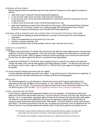 Appeal Summary Form - Newfoundland and Labrador, Canada, Page 2