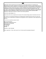 Application for Exploration Approval and Notice of Planned Quarry Materials Exploration Work - Newfoundland and Labrador, Canada, Page 4