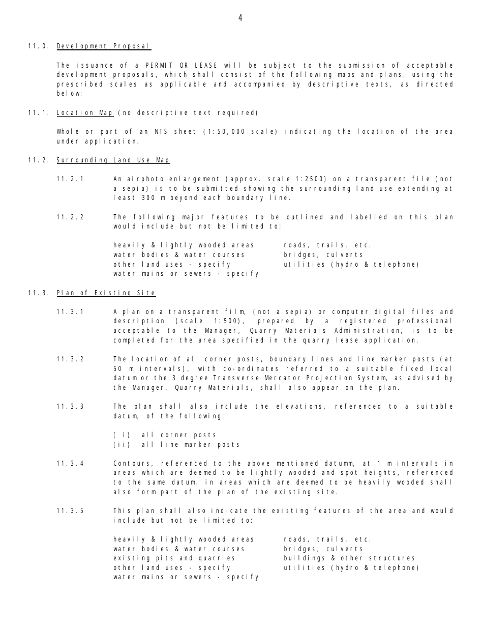 Peat Harvesting Questionnaire - Newfoundland and Labrador, Canada, Page 4
