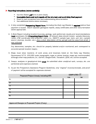 Prospecting Report Form - Newfoundland and Labrador, Canada, Page 2