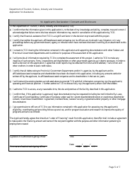 Application for Assistance - Newfoundland and Labrador, Canada, Page 5