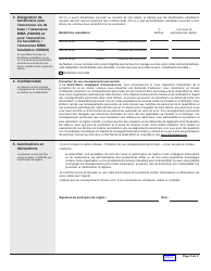Forme M6463 Formulaire De Changement Visant La Designation De Beneficiaire - Newfoundland and Labrador, Canada (French), Page 2