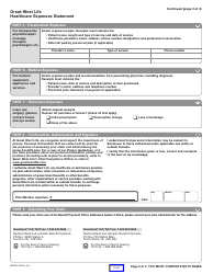 Form M635D Healthcare Expenses Statement - Newfoundland and Labrador, Canada, Page 2