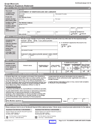Form M445D Dentalcare Expenses Statement - Newfoundland and Labrador, Canada, Page 2