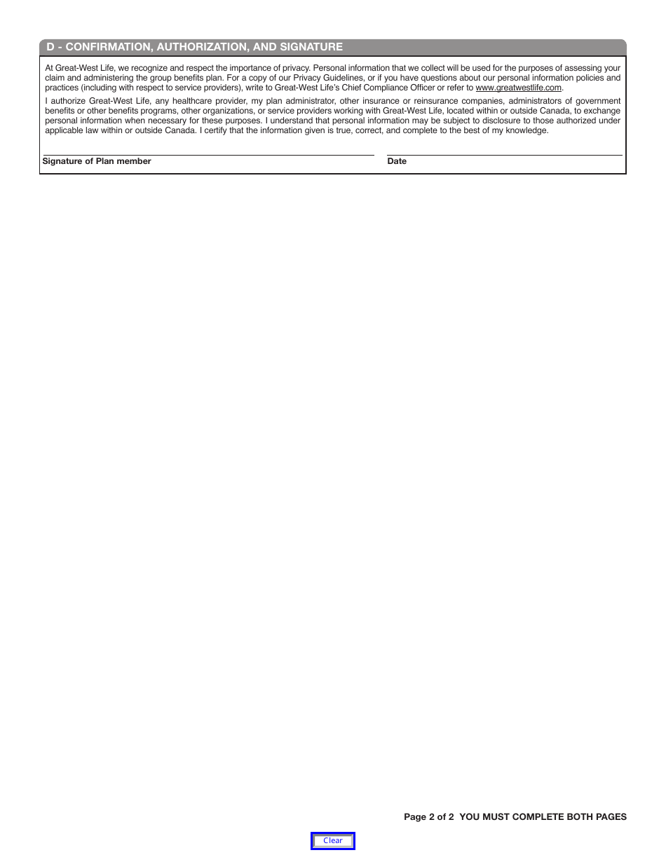 Form M7300 Certification of Medical Transportation - Newfoundland and Labrador, Canada, Page 2