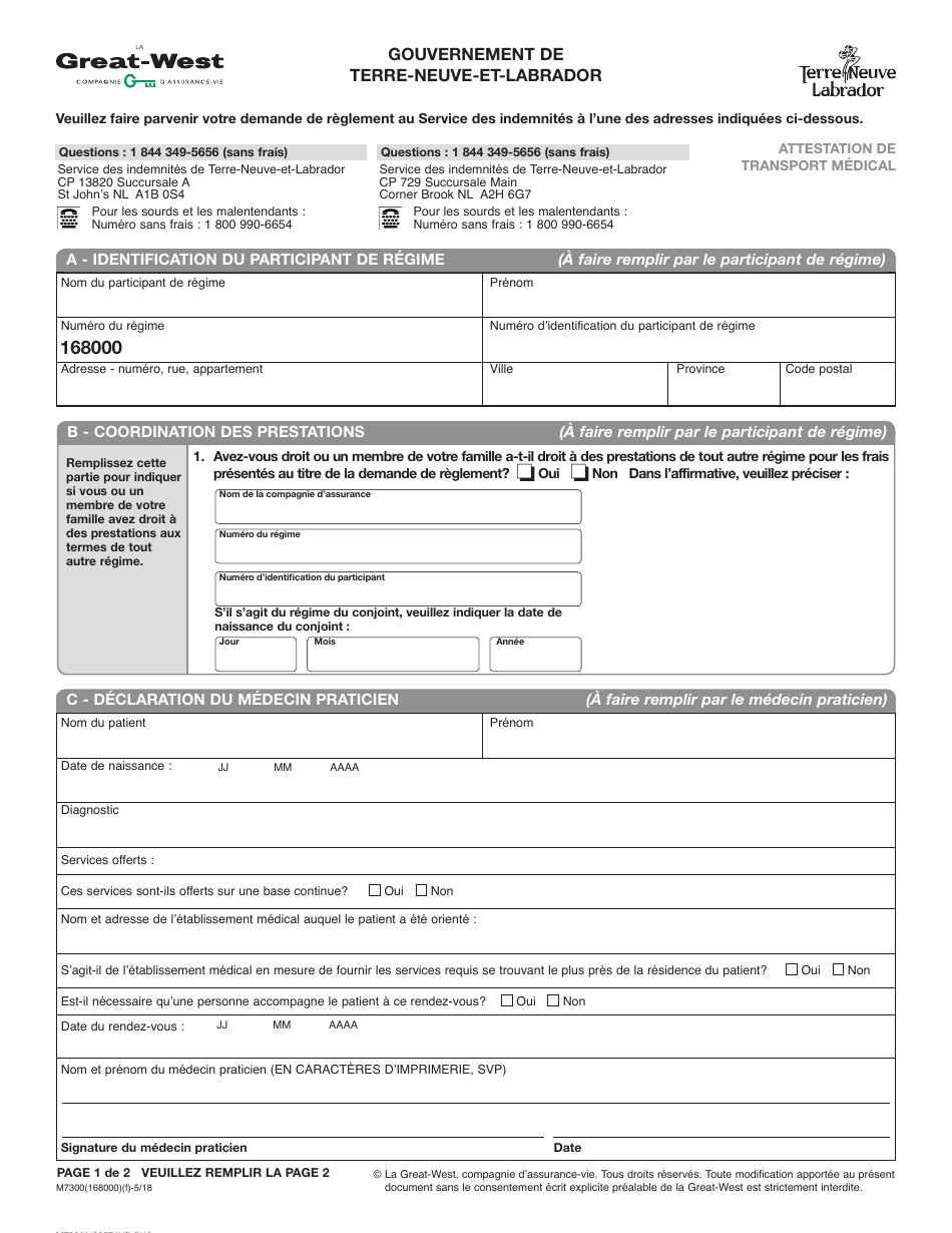 Forme M7300 - Fill Out, Sign Online and Download Fillable PDF ...