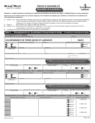 Forme M5995 Preuve D&#039;assurabilite Description De La Protection - Newfoundland and Labrador, Canada (French), Page 2