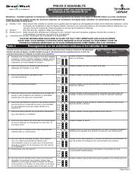 Forme M5995 Preuve D&#039;assurabilite Description De La Protection - Newfoundland and Labrador, Canada (French), Page 3