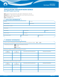 Form NWT9002 Application for Northern Bonus (Non-nwt Student Loans Only) - Northwest Territories, Canada, Page 2