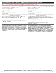 Form 7 (NWT8801) Application - Duplicate Change of Name Certificate - Northwest Territories, Canada (English/French), Page 2