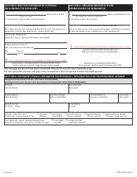 Form NWT8998 Change of Sex Designation 16-18 Years of Age - Independent Minor - Northwest Territories, Canada (English/French), Page 3