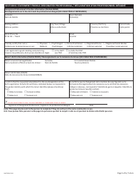 Form NWT8996 Change of Sex Designation Under 19 Years of Age - Northwest Territories, Canada (English/French), Page 5