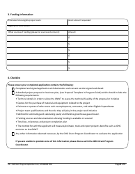 Ghg Grant Program Application Form - Northwest Territories, Canada, Page 2