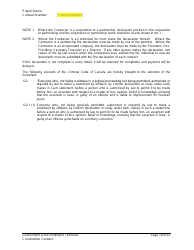 Construction Contract - Northwest Territories, Canada, Page 11