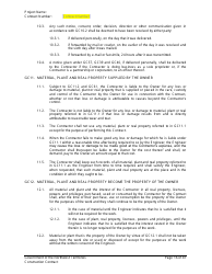 Construction Contract - Northwest Territories, Canada, Page 17