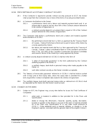 Construction Contract - Northwest Territories, Canada, Page 23