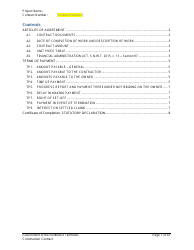 Construction Contract - Northwest Territories, Canada, Page 2