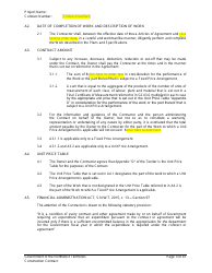 Construction Contract - Northwest Territories, Canada, Page 4