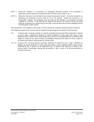 Certificate of Completion - Statutory Declaration - Northwest Territories, Canada, Page 3