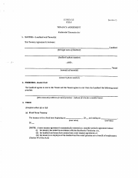 Document preview: Tenancy Agreement - Northwest Territories, Canada