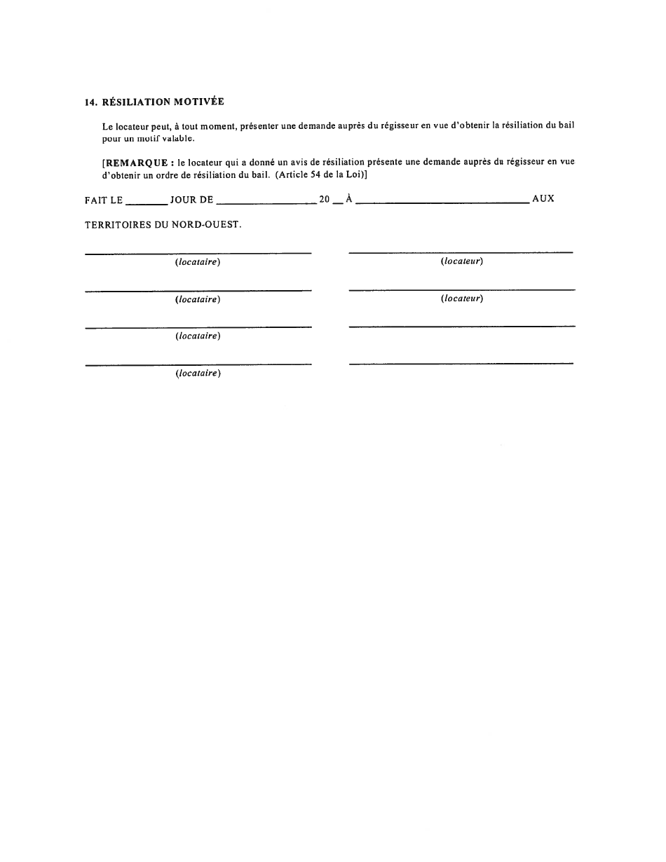 Bail - Northwest Territories, Canada (French), Page 7