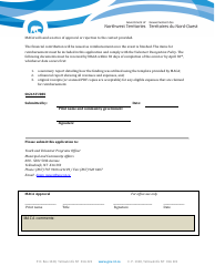Volunteer Recognition Policy Application Form - Northwest Territories, Canada, Page 3