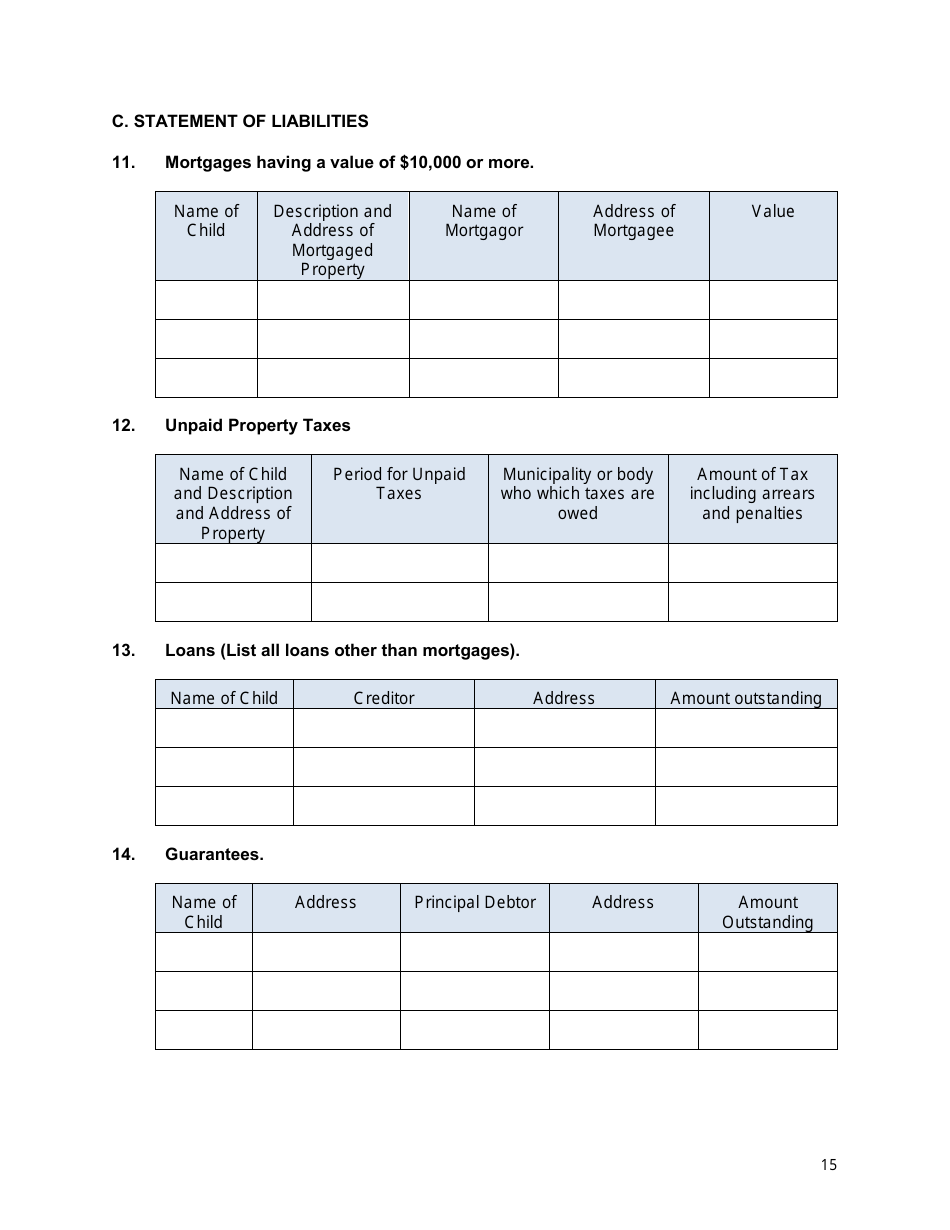 Appendix B Confidential Disclosure Report (Deputy Head) - Nunavut, Canada, Page 15