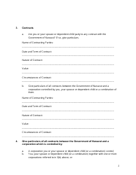 Appendix B Confidential Disclosure Report (Deputy Head) - Nunavut, Canada, Page 2