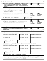 Form SSA-5-BK &quot;Application for Mother's or Father's Insurance Benefits&quot;, Page 2