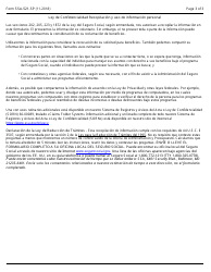 Formulario SSA-521-SP Solicitud Para Revocar Una Reclamacion (Spanish), Page 3