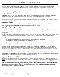 Form SSA-1694 Request for Business Entity Taxpayer Information, Page 2