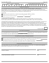Form SSA-1693 Fee Agreement for Representation Before the Social Security Administration, Page 4