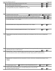 Form SSA-7160 Employment Relationship Questionnaire, Page 3