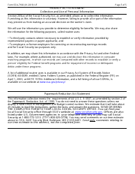 Form SSA-7160 Employment Relationship Questionnaire, Page 5