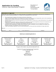 Application for Funding - Country Food Distribution Program - Nunavut, Canada, Page 3