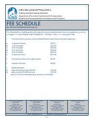 Tourist Establishment Licence Application - Nunavut, Canada, Page 3