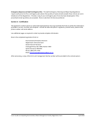 Registration Form Hazardous Waste Management Facility - Nunavut, Canada, Page 4