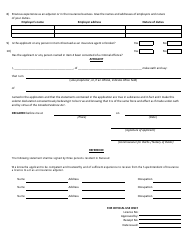 Form 7 Application for an Insurance Adjuster's Licence - Nunavut, Canada, Page 2