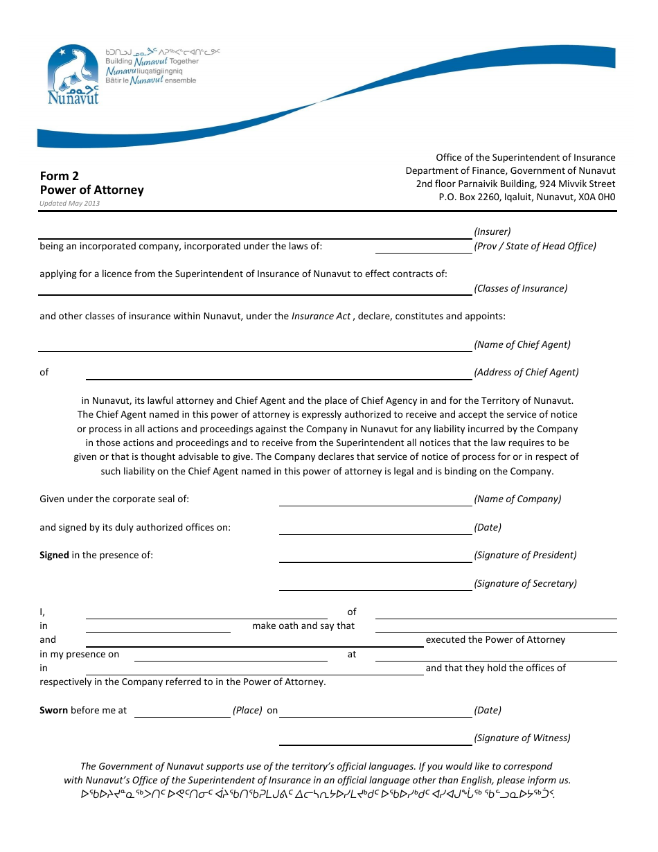 form-2-fill-out-sign-online-and-download-printable-pdf-nunavut