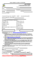 Form A Request to Access a Court Record - Nunavut, Canada