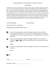 Document preview: Form 10B Extraordinary Supplemental Docket Request - Nunavut, Canada