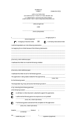 Document preview: Form 1 Application for an Emergency Protection Order or a Community Intervention Order - Nunavut, Canada