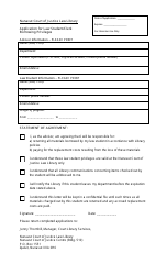 Document preview: Application for Law Student/Clerk Borrowing Privileges - Nunavut, Canada