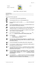 Form NT-2 &quot;Conditional Sentence Order&quot; - Nunavut, Canada
